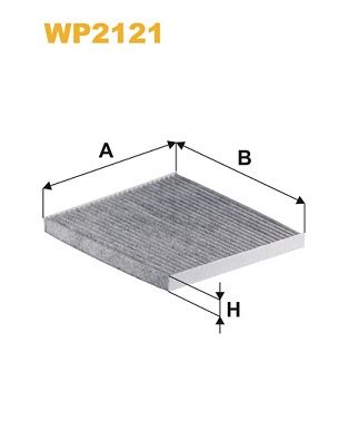 Filter, cabin air WIX FILTERS WP2121