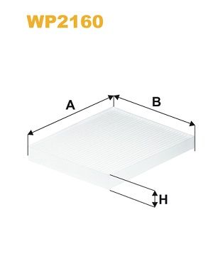 Filter, cabin air WIX FILTERS WP2160