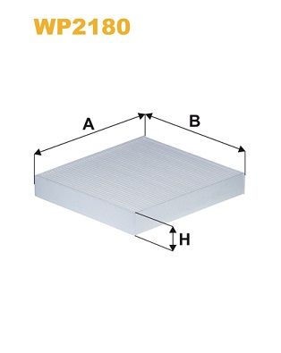 Filter, cabin air WIX FILTERS WP2180