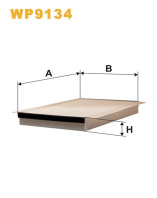 Фільтр, повітря у салоні WIX FILTERS WP9134
