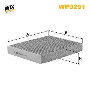 Filter, cabin air WIX FILTERS WP9291