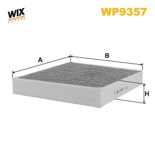 Filter, cabin air WIX FILTERS WP9357