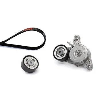 V formos rumbuotas diržas, komplektas GATES K015PK1385