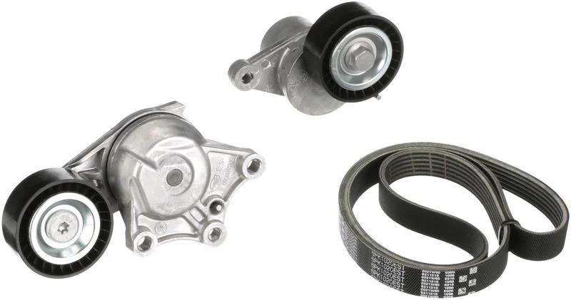 V formos rumbuotas diržas, komplektas GATES K016PK1020EST