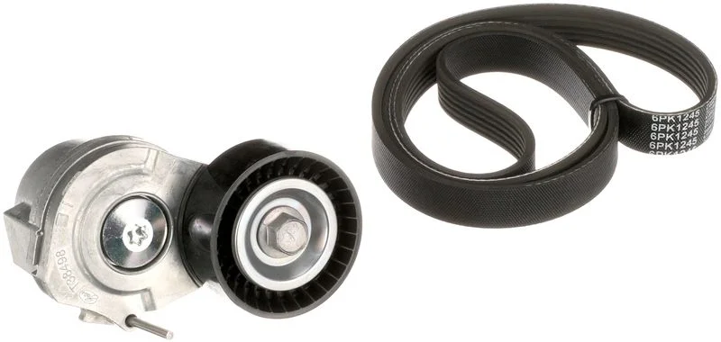 V formos rumbuotas diržas, komplektas GATES K016PK1245