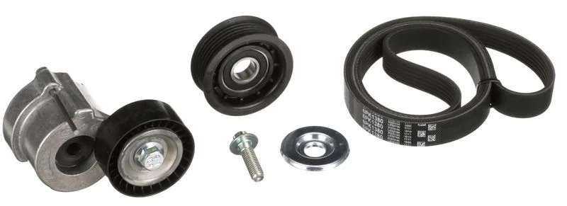 V formos rumbuotas diržas, komplektas GATES K016PK1380
