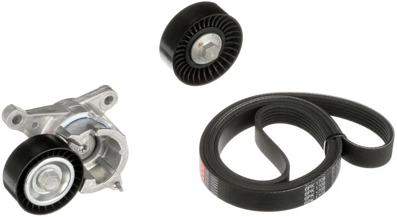 V formos rumbuotas diržas, komplektas GATES K016PK1708