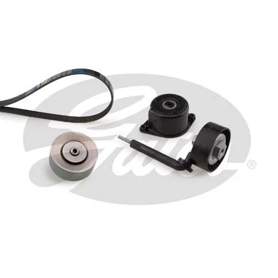 V formos rumbuotas diržas, komplektas GATES K016PK2063