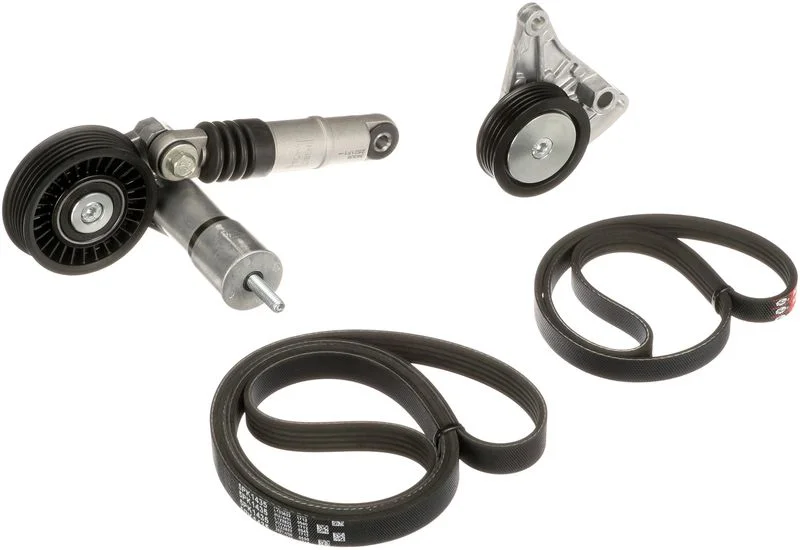 V formos rumbuotas diržas, komplektas GATES K025PK1435