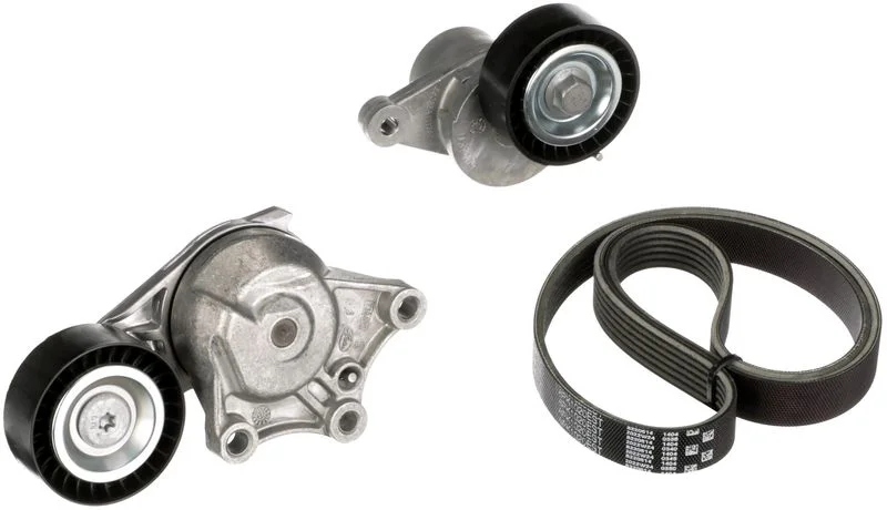 V formos rumbuotas diržas, komplektas GATES K026PK1020EST