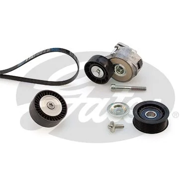 V formos rumbuotas diržas, komplektas GATES K026PK1345XS