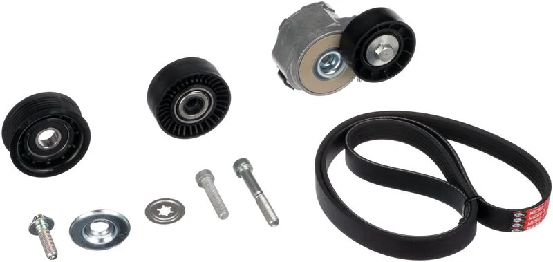 V formos rumbuotas diržas, komplektas GATES K026PK1368