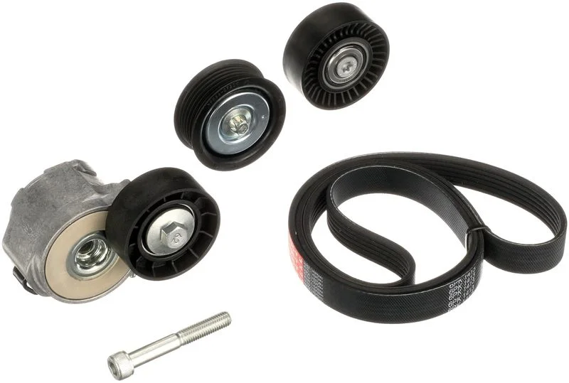 V formos rumbuotas diržas, komplektas GATES K026PK1413