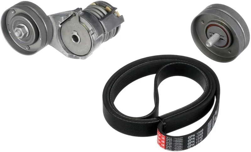 V formos rumbuotas diržas, komplektas GATES K026PK1548