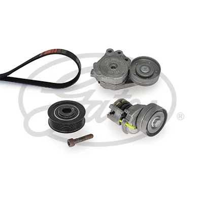 V formos rumbuotas diržas, komplektas GATES K026PK1600