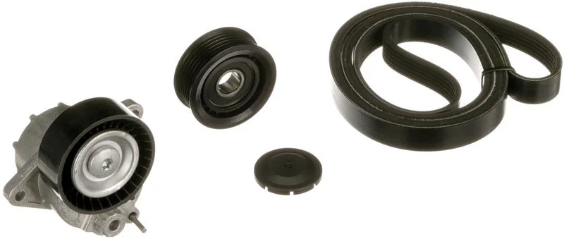 V formos rumbuotas diržas, komplektas GATES K026PK2260