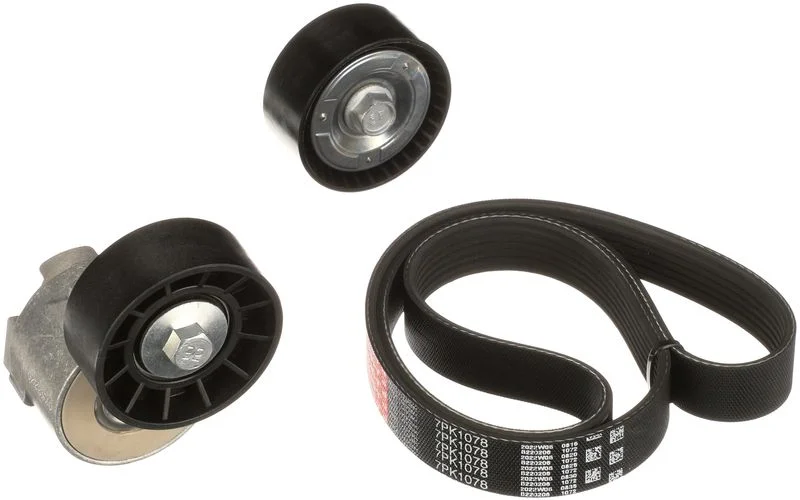 V formos rumbuotas diržas, komplektas GATES K027PK1078