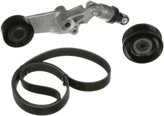 V formos rumbuotas diržas, komplektas GATES K036PK1400