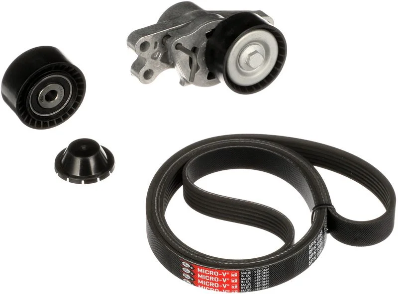 V formos rumbuotas diržas, komplektas GATES K036PK1565