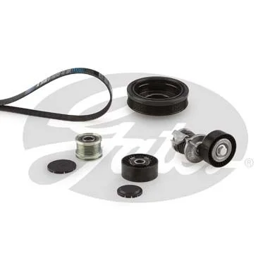 V formos rumbuotas diržas, komplektas GATES K036PK1580XS