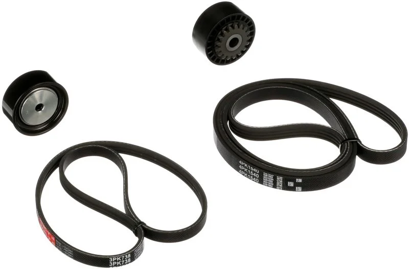 V formos rumbuotas diržas, komplektas GATES K063PK738