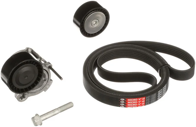 V formos rumbuotas diržas, komplektas GATES K076PK2063