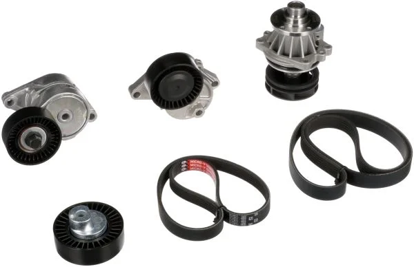 Vandens siurblys + V formos rumbuotas diržas, komplektas GATES KP26PK1540