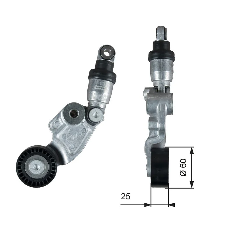 Belt Tensioner, V-ribbed belt GATES T39388