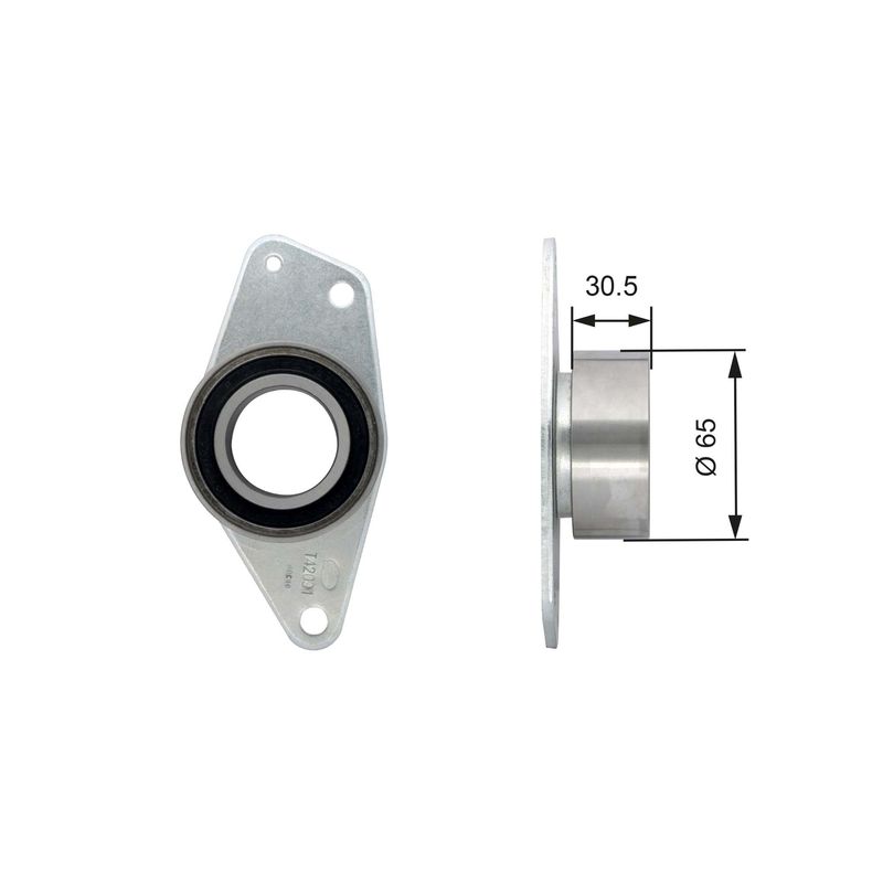 Deflection/Guide Pulley, timing belt GATES T42091