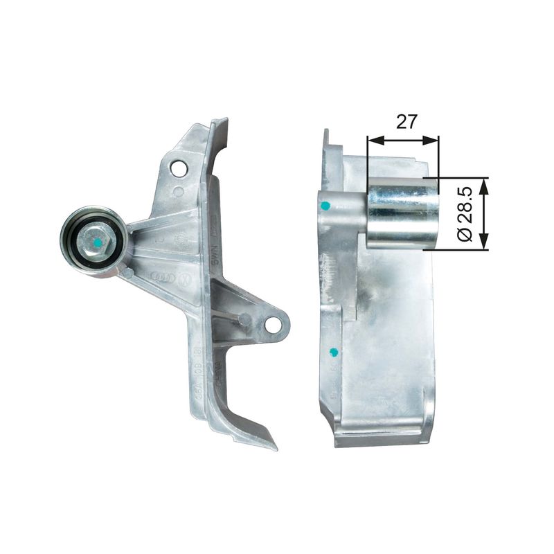 Deflection/Guide Pulley, timing belt GATES T42313
