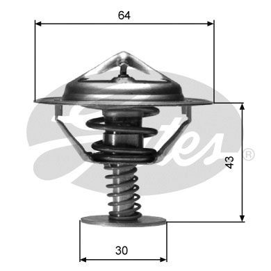 Thermostat, coolant GATES TH05982G1