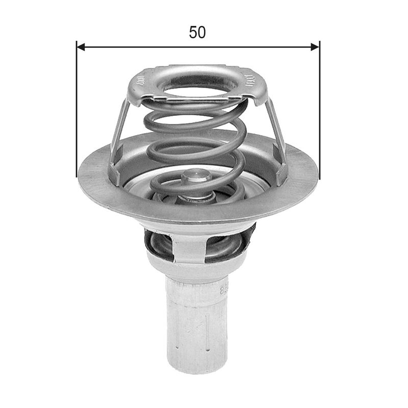 Termostatas, aušinimo skystis GATES TH23491G1