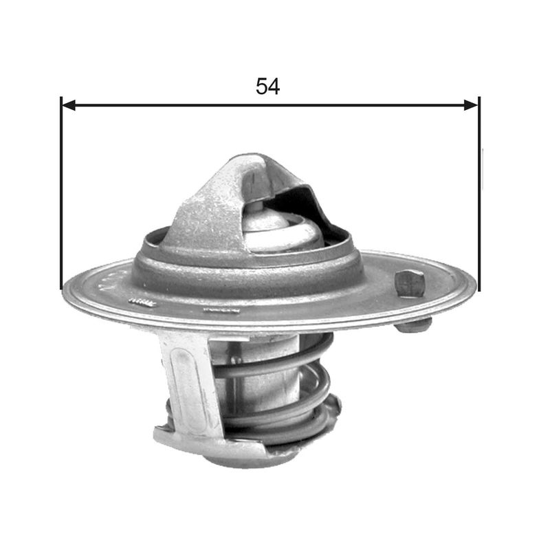 Thermostat, coolant GATES TH25982G1