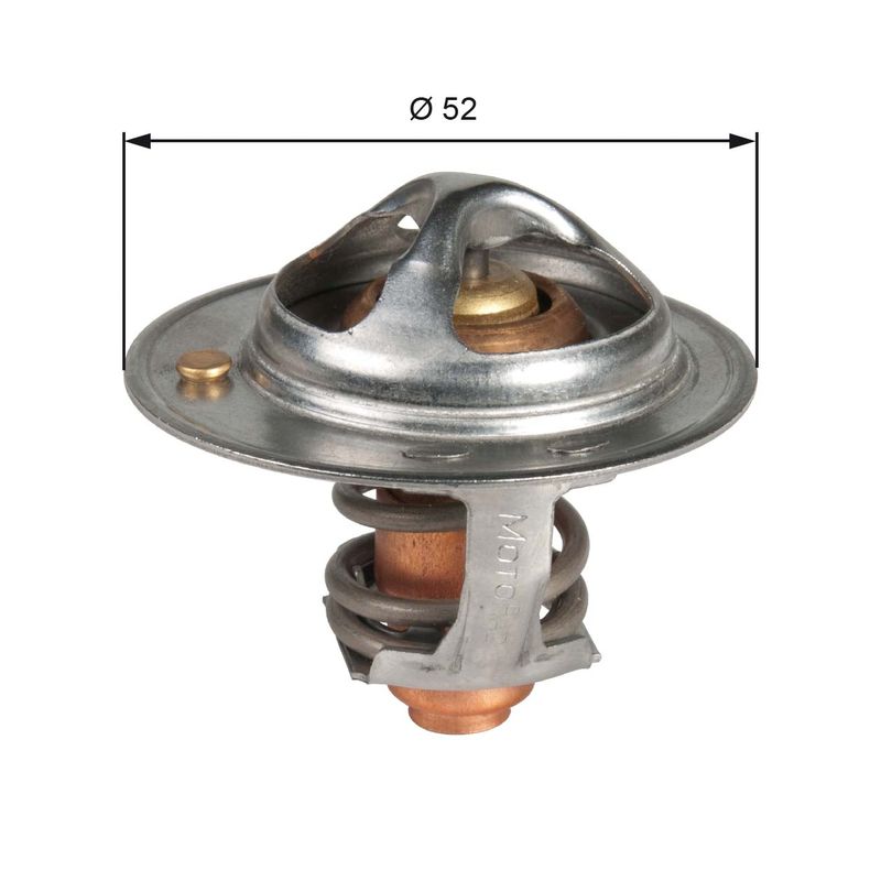 Thermostat, coolant GATES TH48682G1