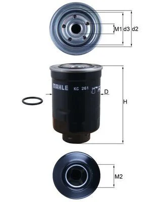 Kuro filtras KNECHT KC 261D