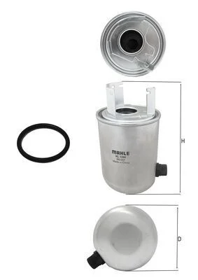 Kuro filtras KNECHT KL 1244D