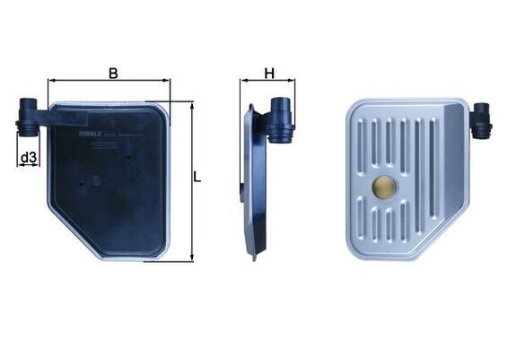 Hidraulinis filtras, automatinė transmisija KNECHT HX 156