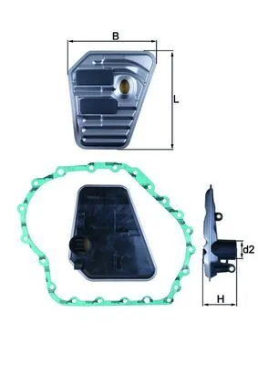 Hidraulinis filtras, automatinė transmisija KNECHT HX 167D