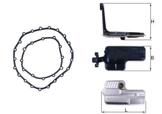 Hidraulinis filtras, automatinė transmisija KNECHT HX 192D