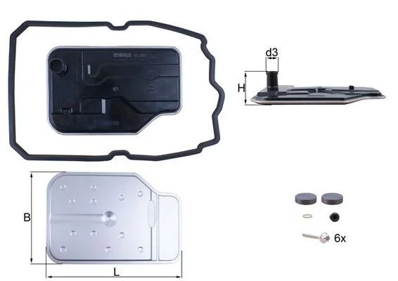 Hidraulinis filtras, automatinė transmisija KNECHT HX 230KIT