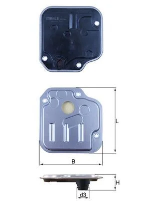 Hidraulinis filtras, automatinė transmisija KNECHT HX 244