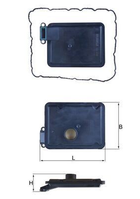 Hidraulinis filtras, automatinė transmisija KNECHT HX 254D