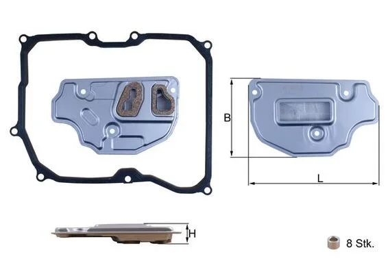 Hidraulinis filtras, automatinė transmisija KNECHT HX 256D