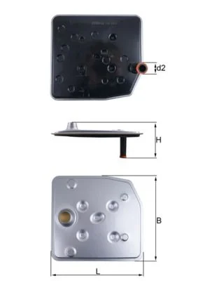 Hidraulinis filtras, automatinė transmisija KNECHT HX 263