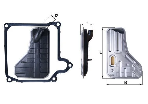 Hidraulinis filtras, automatinė transmisija KNECHT HX 264D