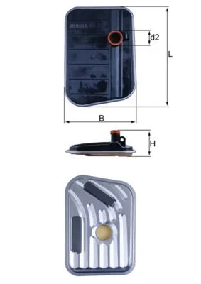 Hidraulinis filtras, automatinė transmisija KNECHT HX 273
