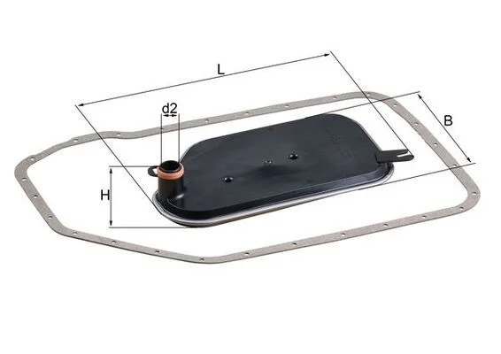 Hidraulinis filtras, automatinė transmisija KNECHT HX 84D