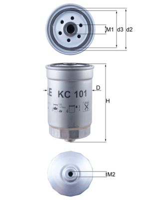 Фільтр палива KNECHT KC 101