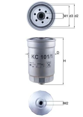 Kuro filtras KNECHT KC 101/1