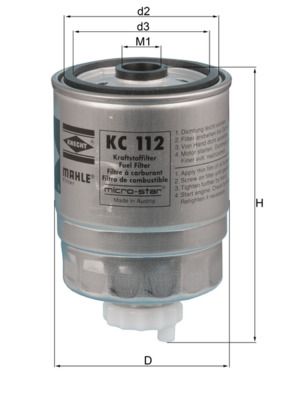 Фільтр палива KNECHT KC 112